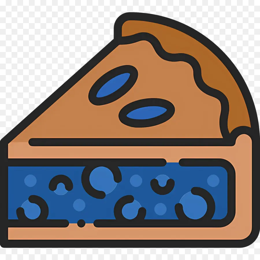 Pastel De Arándanos，Rebanada De Pastel PNG