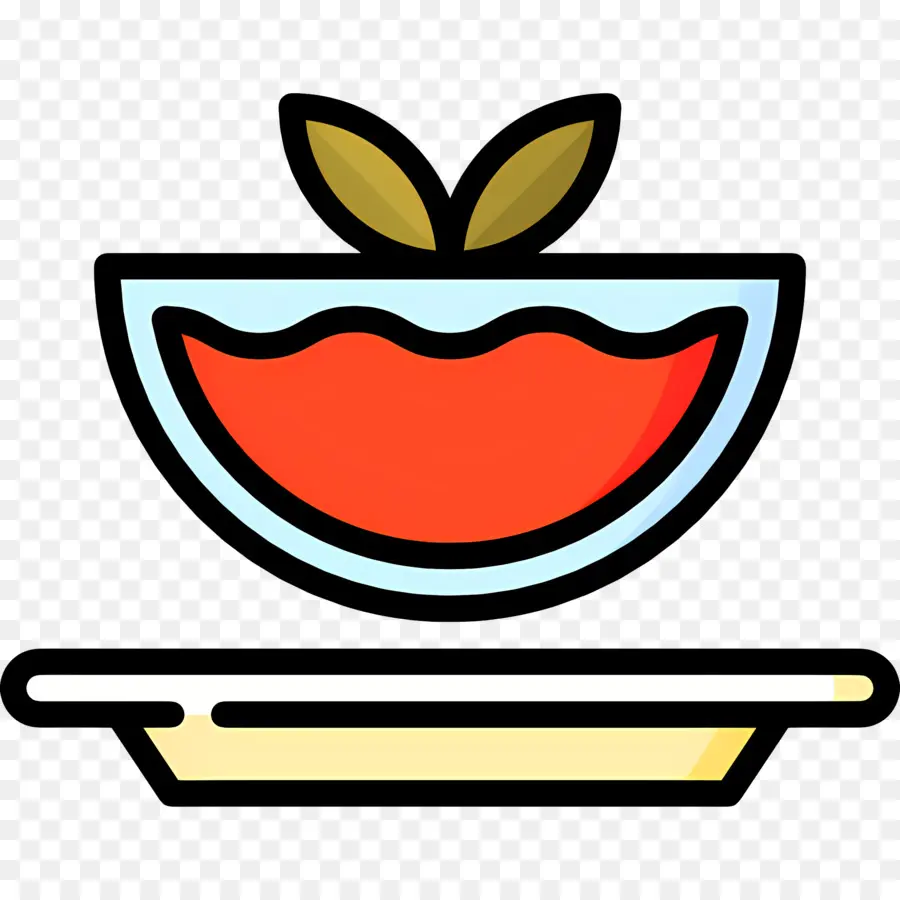 Gazpacho，Sopa Con Hojas PNG