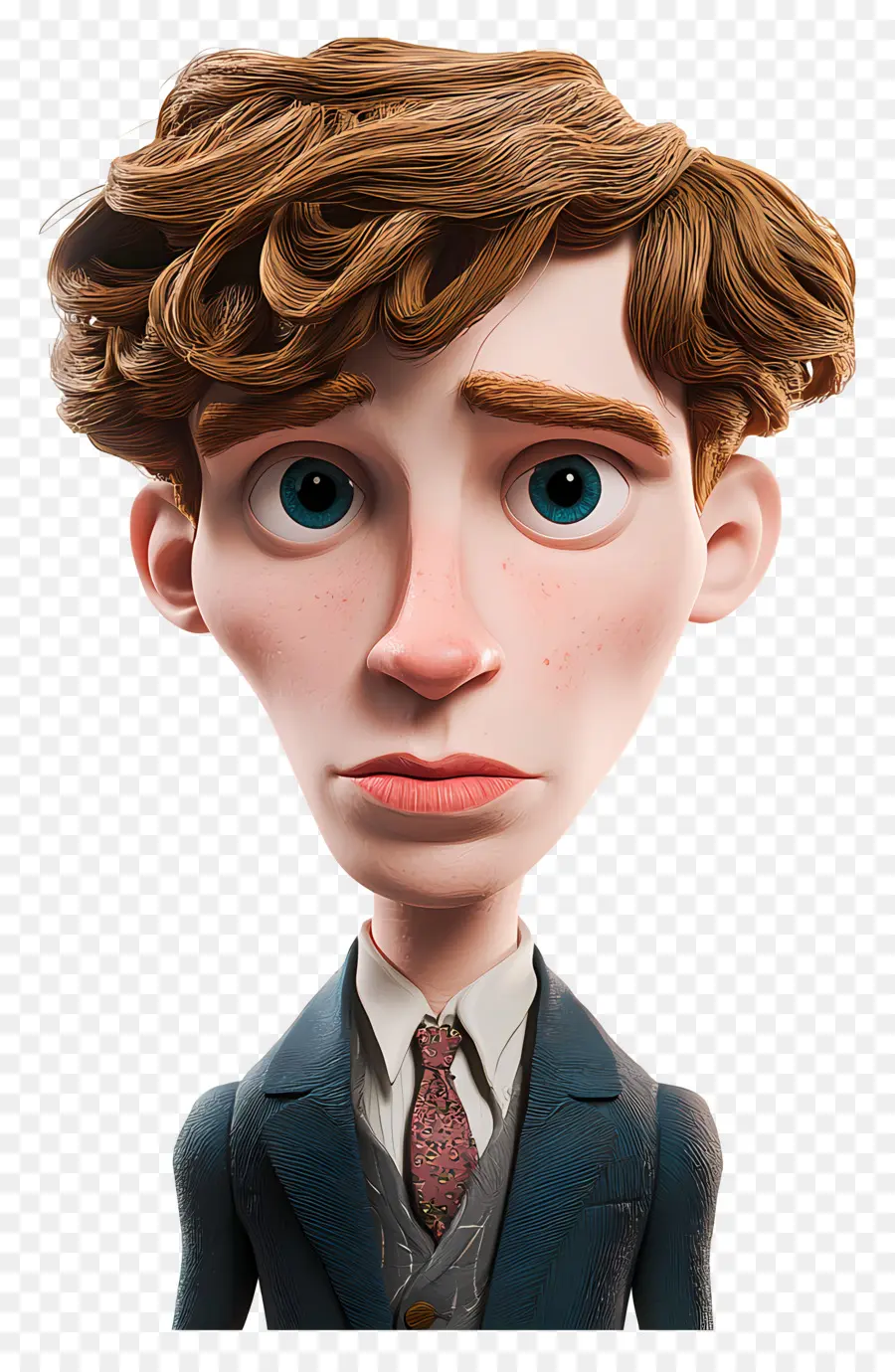 Eddie Redmayne，Personaje Animado En 3d PNG