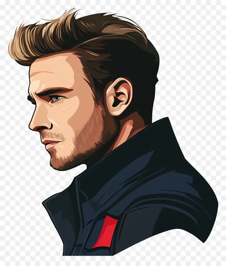 Chris Evans，Perfil Del Hombre PNG