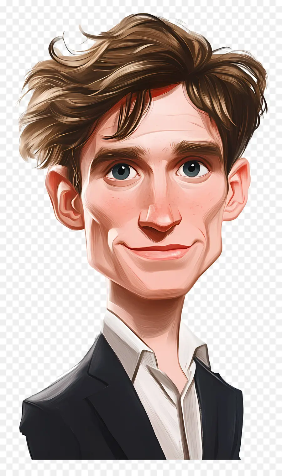 Eddie Redmayne，Caricatura PNG