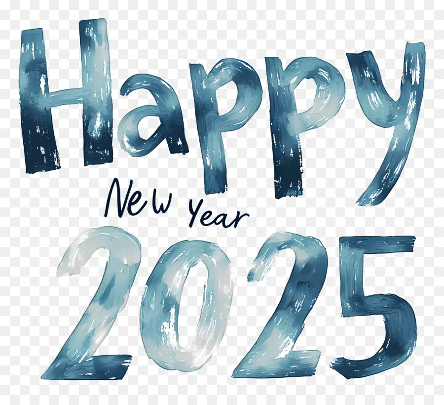 Feliz Nuevo 2025，Texto De Feliz Año Nuevo 2025 PNG