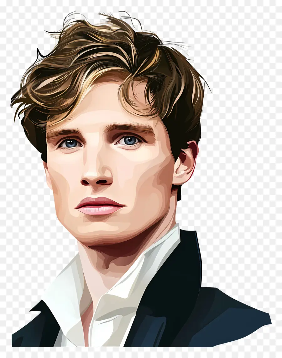 Eddie Redmayne，Hombre Con Estilo En Traje PNG