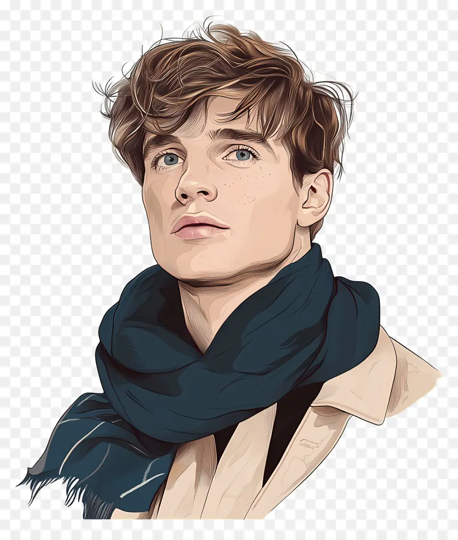 Eddie Redmayne，Hombre Con Estilo PNG