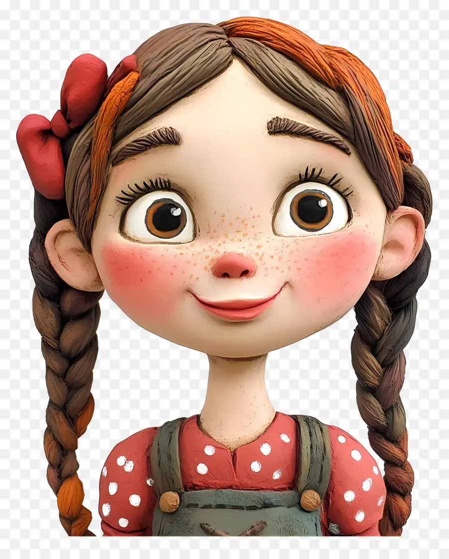 Linda Chica，Niña De Dibujos Animados PNG