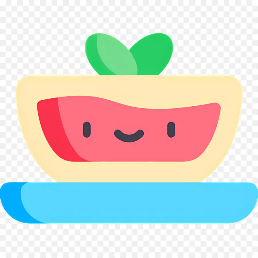 Gazpacho，Cuenco Con Sonrisa PNG