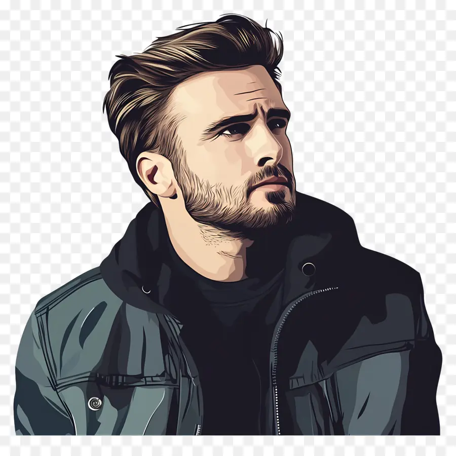 Chris Evans，Hombre En Chaqueta PNG