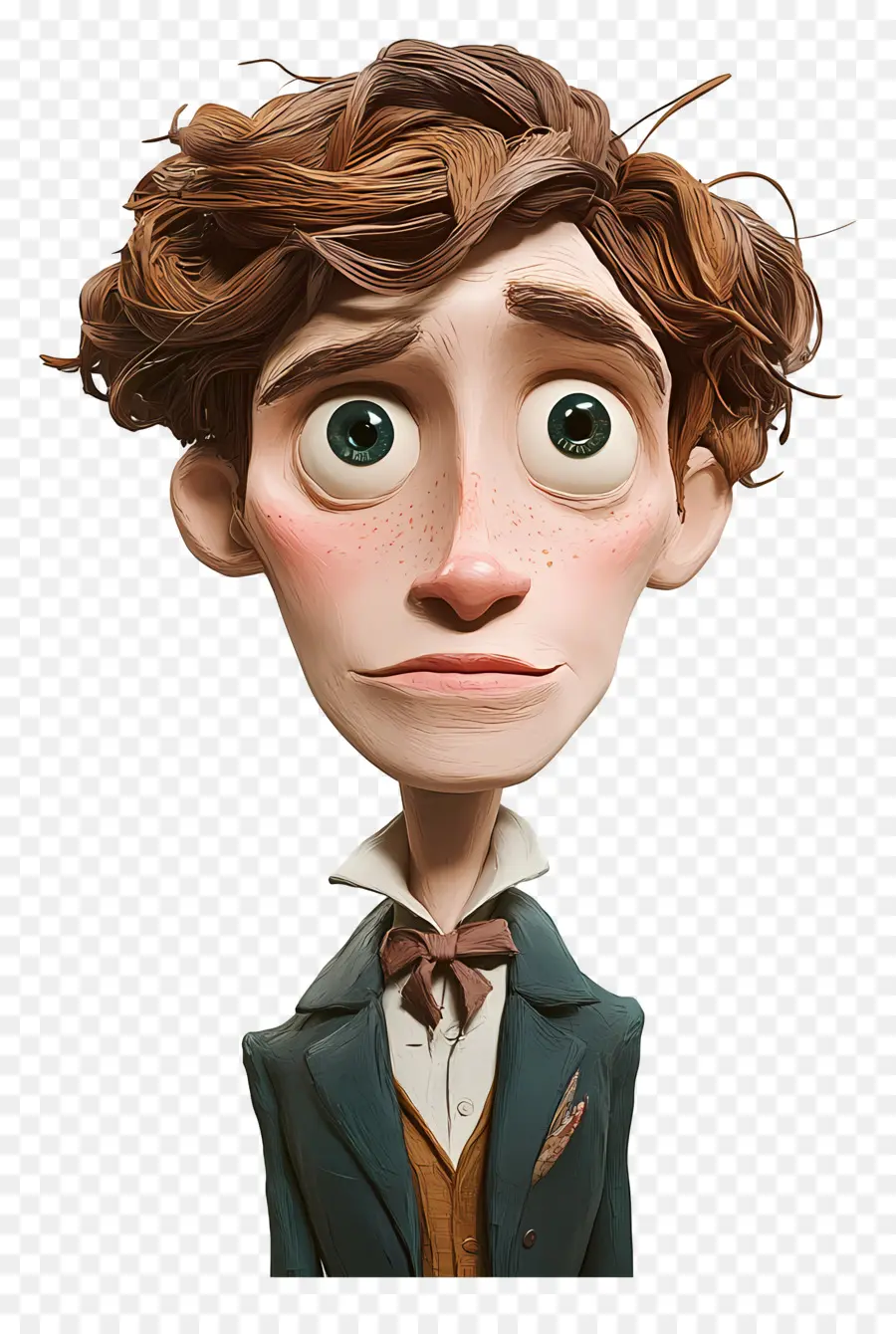 Eddie Redmayne，Personaje Animado En 3d PNG