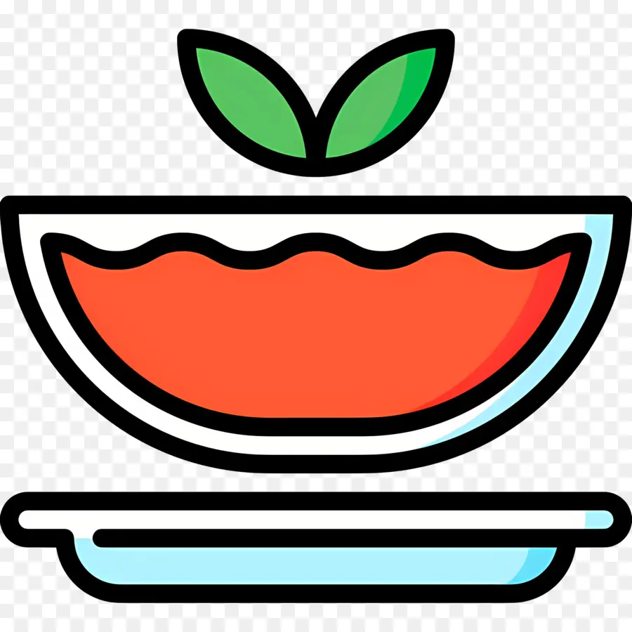 Gazpacho，Sopa Con Hojas PNG