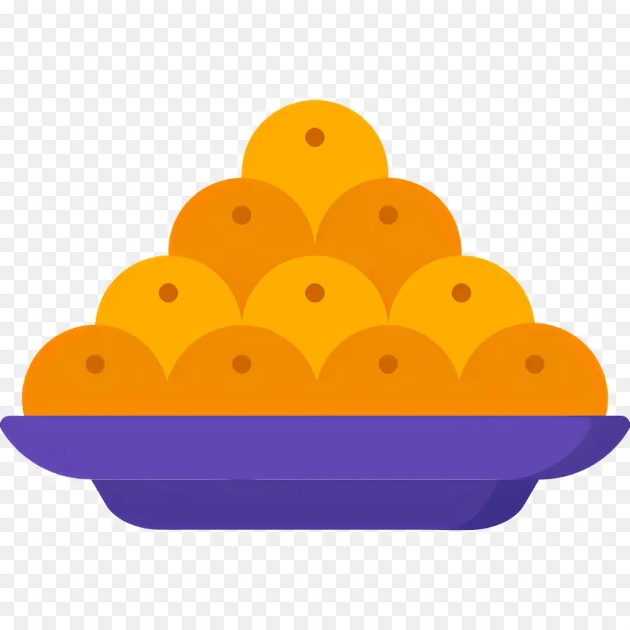 Dulces De Diwali，Bolas Naranjas PNG