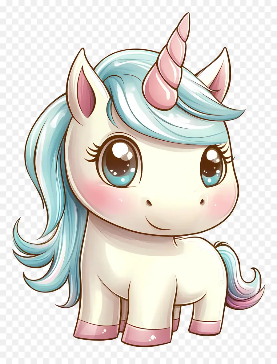 Unicornio Pastel，Lindo Unicornio PNG