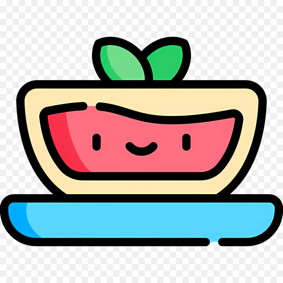 Gazpacho，Cuenco Con Sonrisa PNG