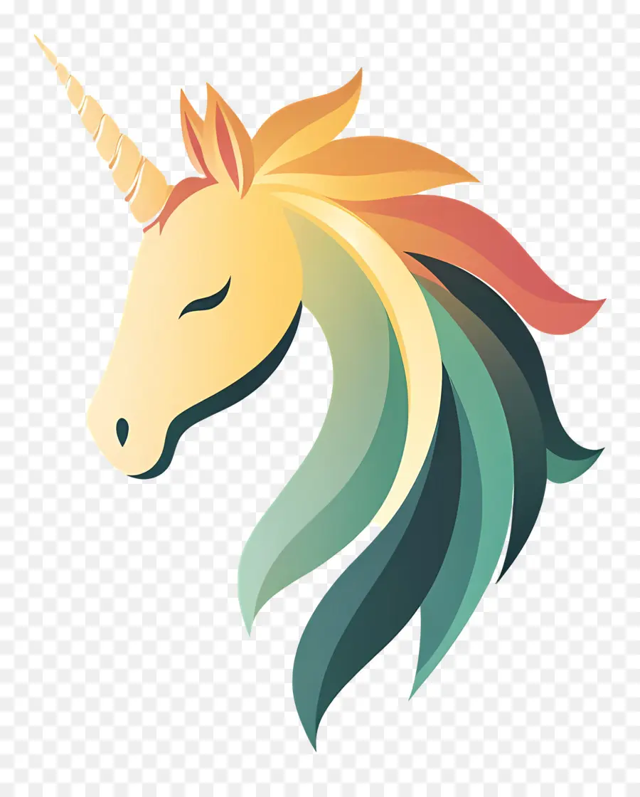 Unicornio Pastel，Unicornio Colorido PNG