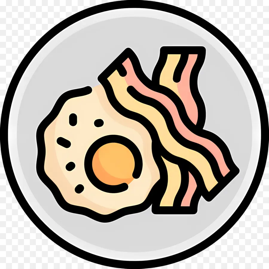 Tocino Y Huevos，Huevo Y Tocino PNG