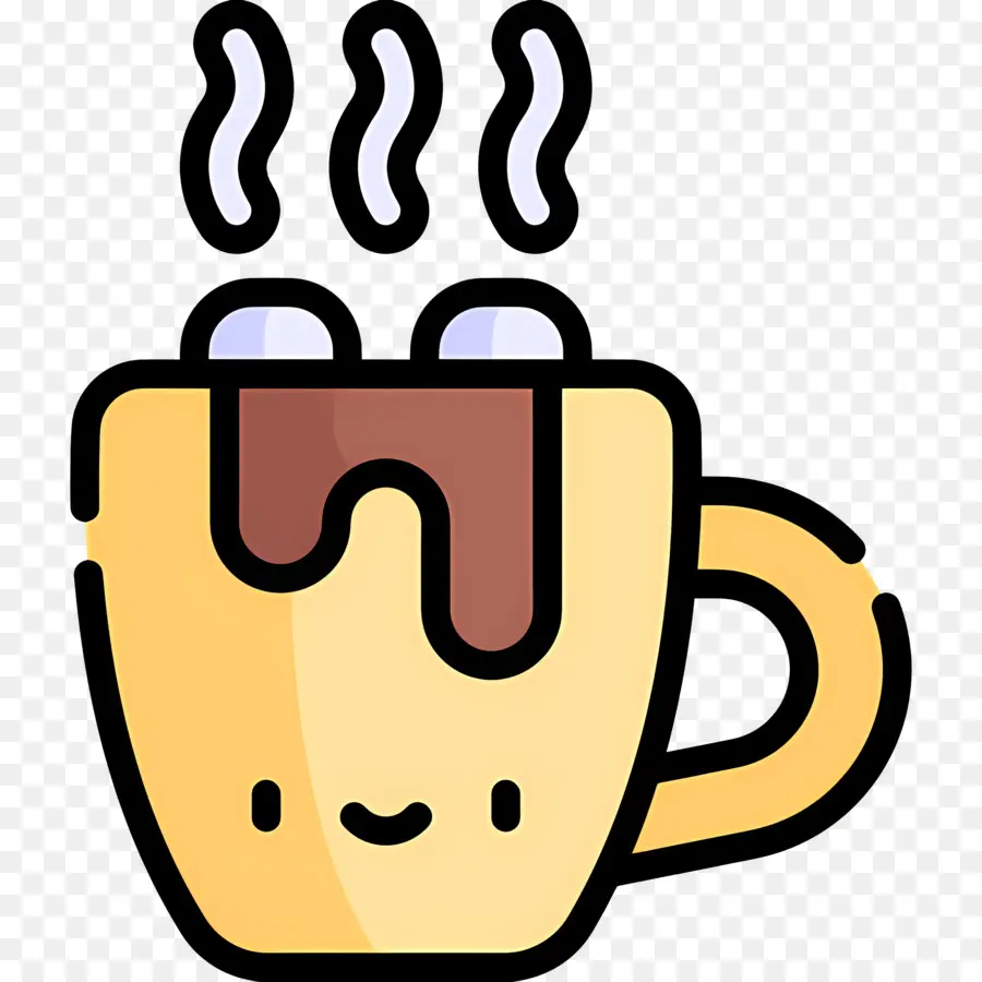 Chocolate Caliente Con Malvaviscos，Bebida Caliente PNG