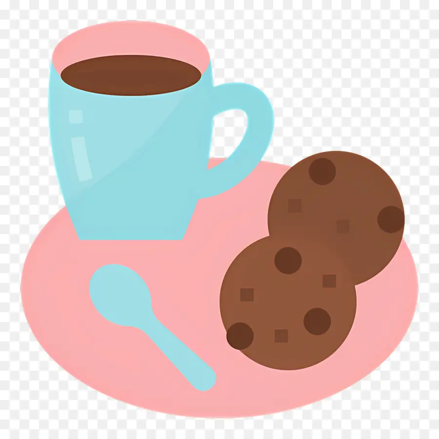 Chocolate Caliente Y Galletas，Café Y Galletas PNG